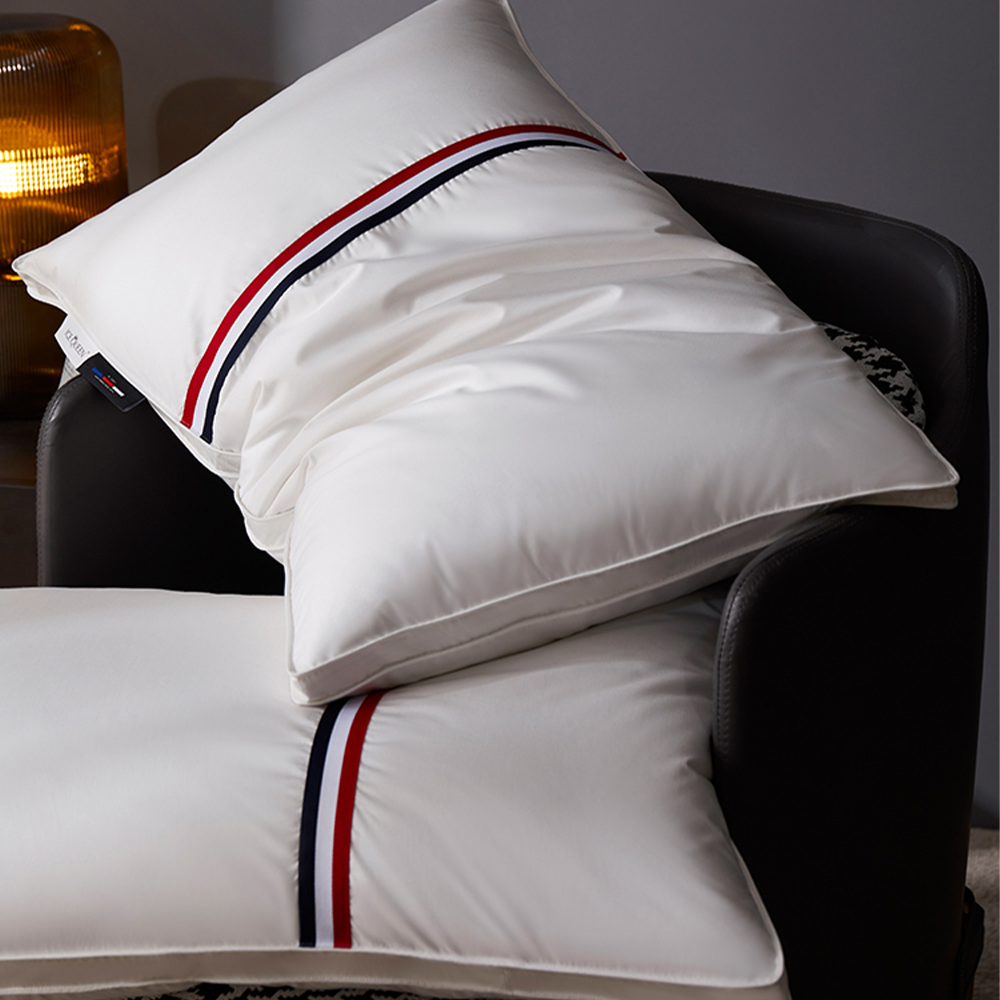 750 F.P Luxe Stars Stripes Goose Down Pillow